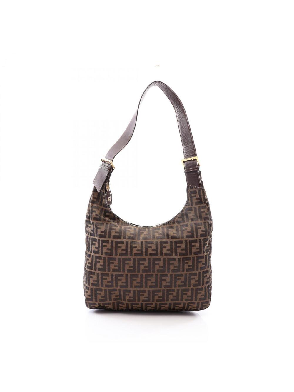 Fendi Zucca One Shoulder Bag Canvas #361465F60B
